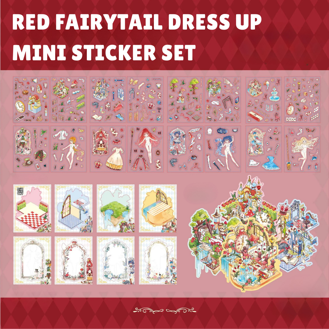 Fairytale Dress Up Mini Sticker Booklet (8 in 1)