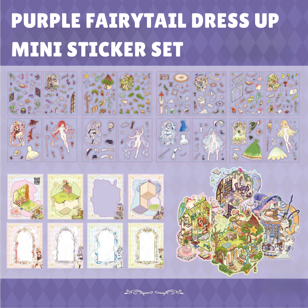 Fairytale Dress Up Mini Sticker Booklet (8 in 1)