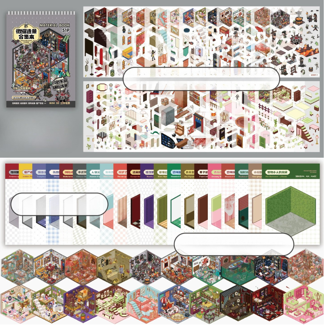 Dark Sticker Booklet (20 in 1)