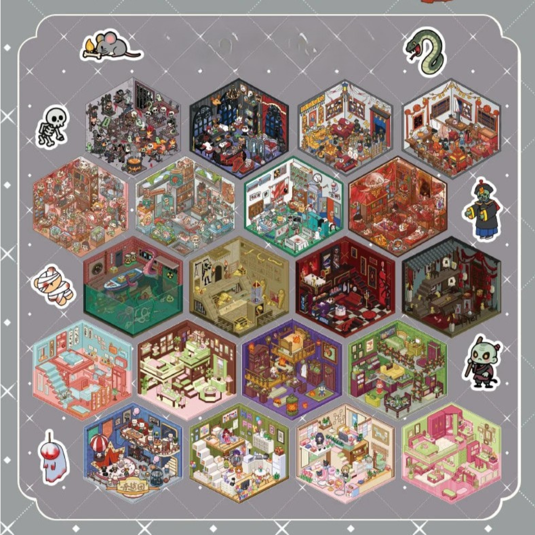 Dark Sticker Booklet (20 in 1)