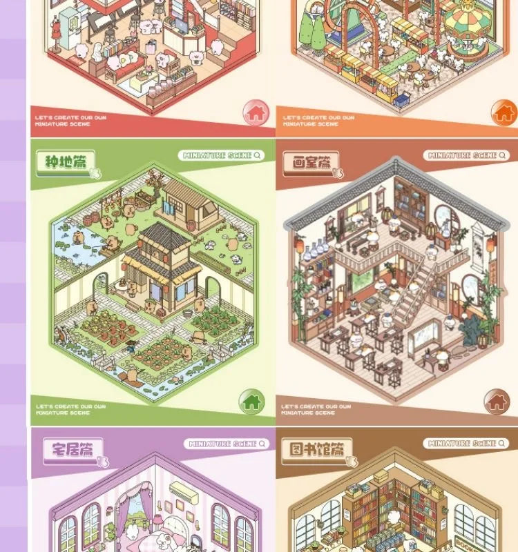 Mini Pocket Sticker Booklet (6 in 1)