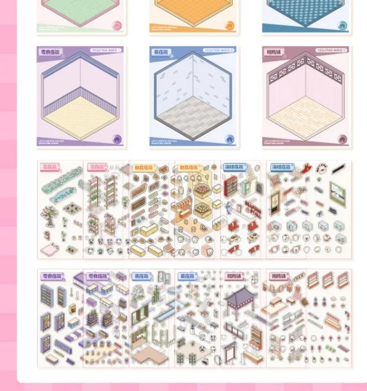 Mini Pocket Sticker Booklet (6 in 1)