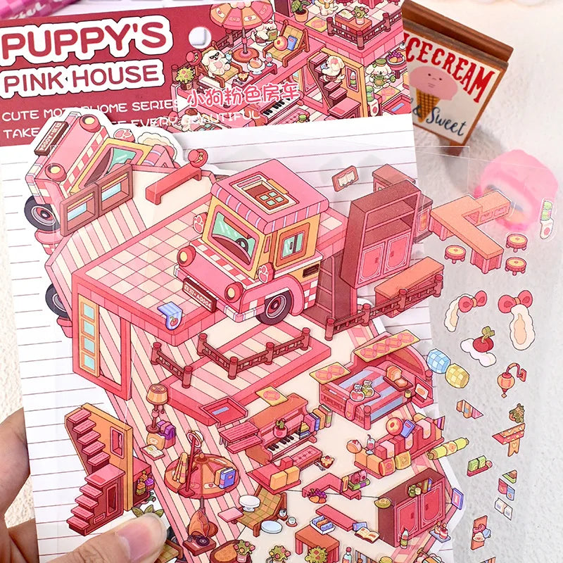 Bustling Bus Set (4 pcs)