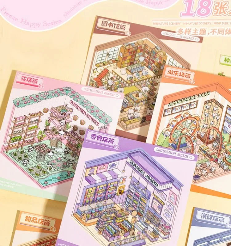 Mini Pocket Sticker Booklet (6 in 1)
