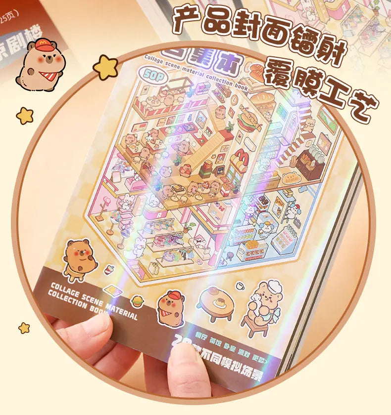 Brown Capybara Booklet (20 in 1)