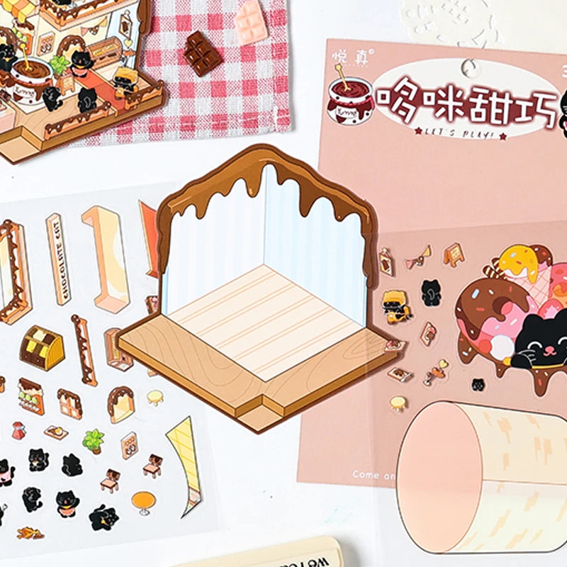 Cat Cafe Set (4 pcs)