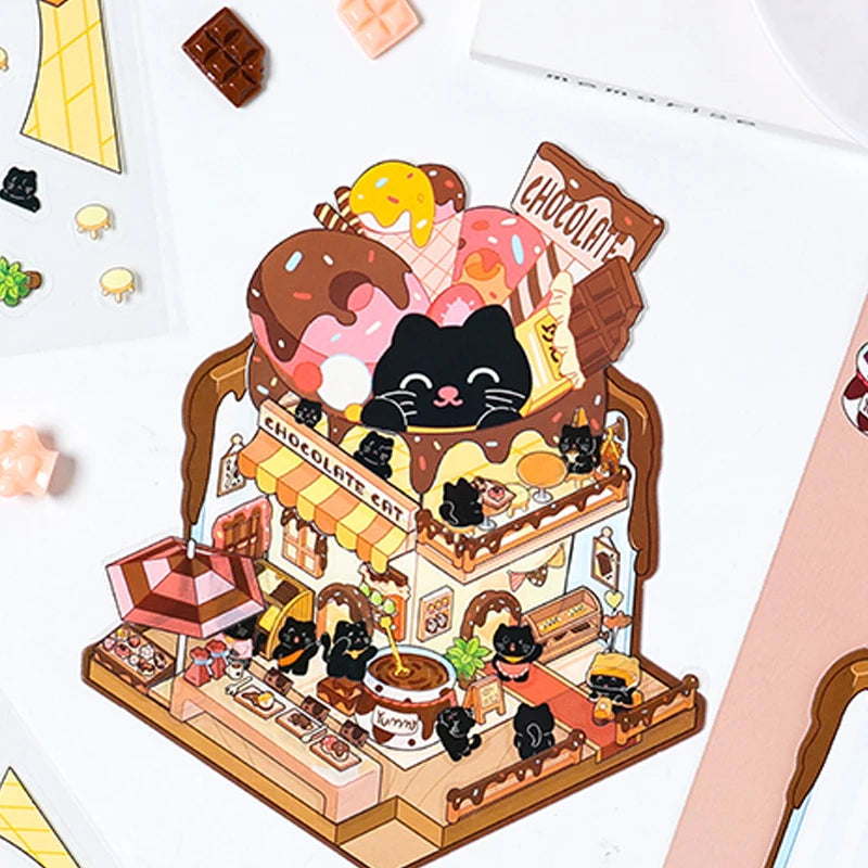 Cat Cafe Set (4 pcs)