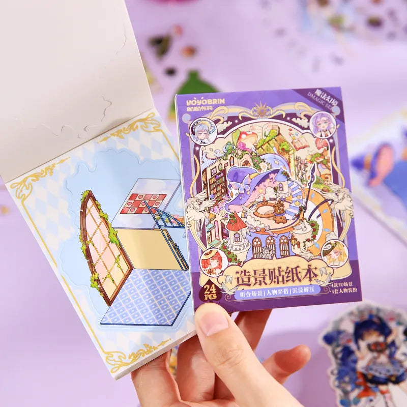 Fairytale Dress Up Mini Sticker Booklet (8 in 1)