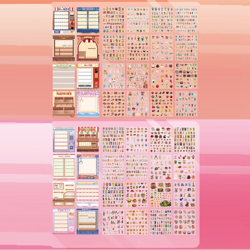 Vending Mini Sticker Booklet (8 in 1)