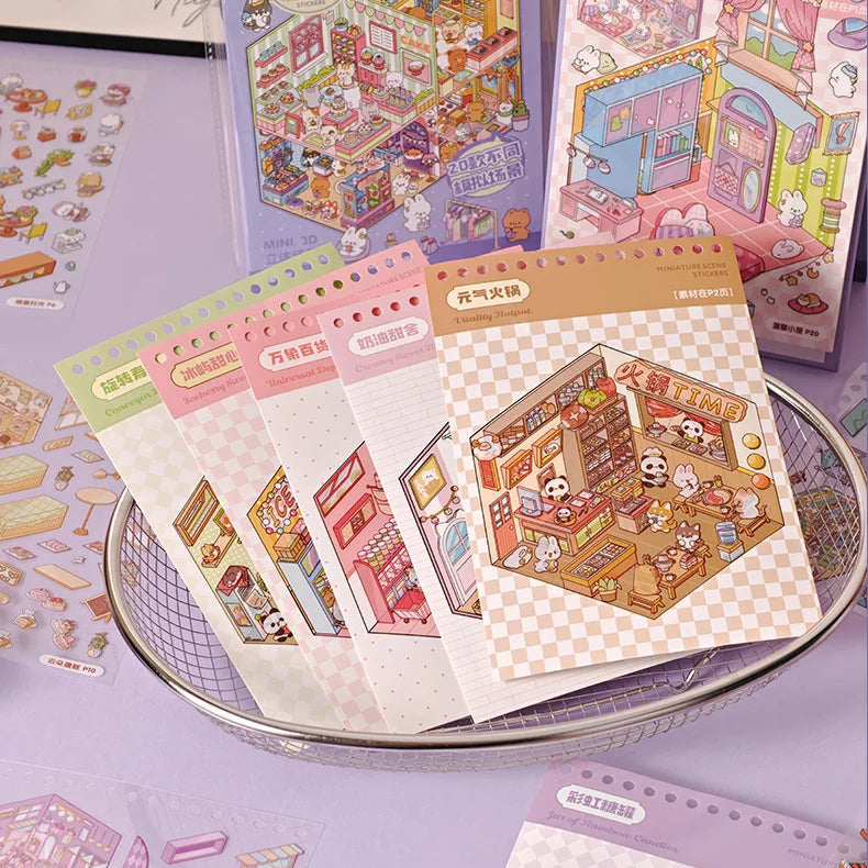 Purple Sticker Booklet (20 in 1)