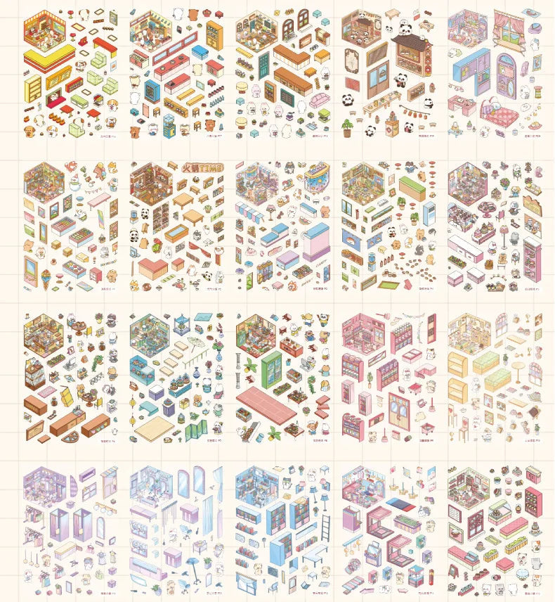Purple Sticker Booklet (20 in 1)