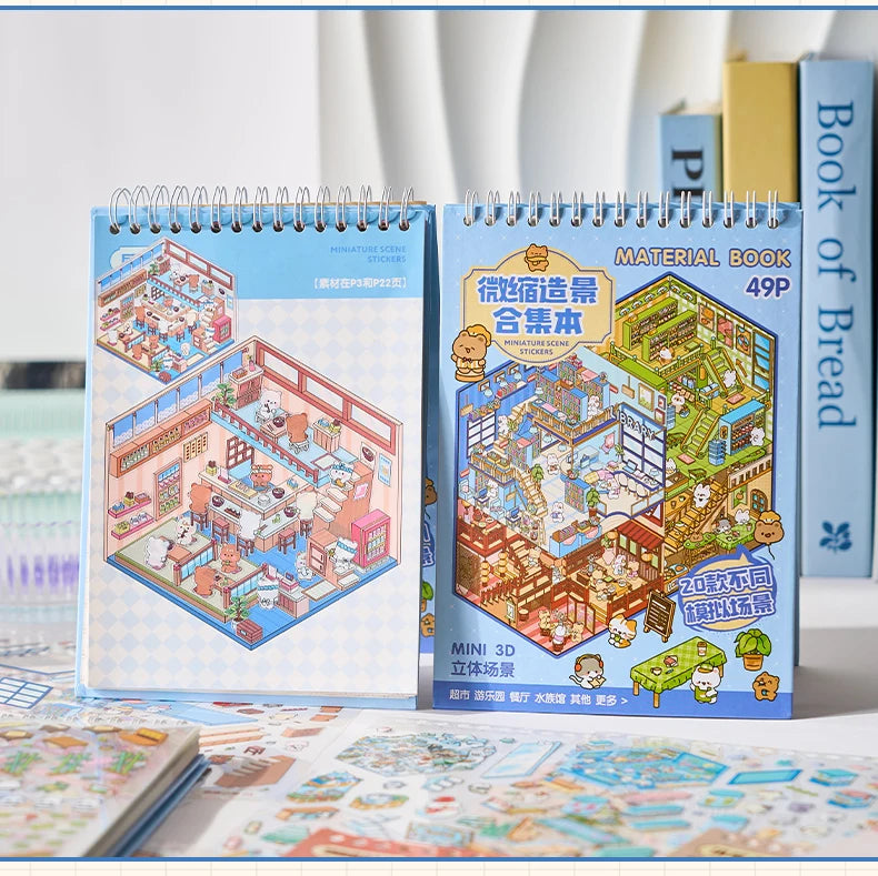 Blue Sticker Booklet (20 in 1)