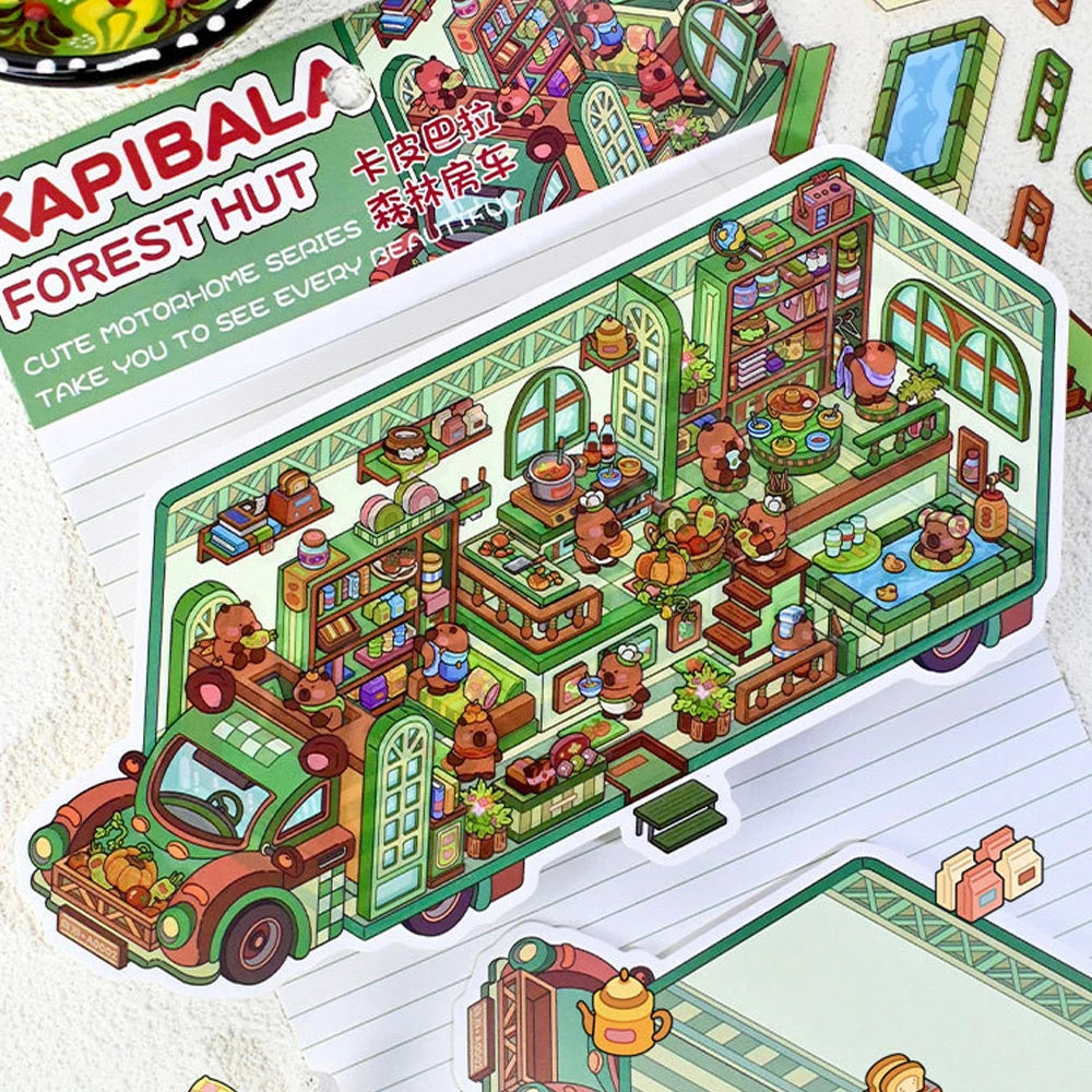 Bustling Bus Set (4 pcs)