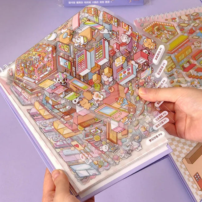 Purple Sticker Booklet (20 in 1)