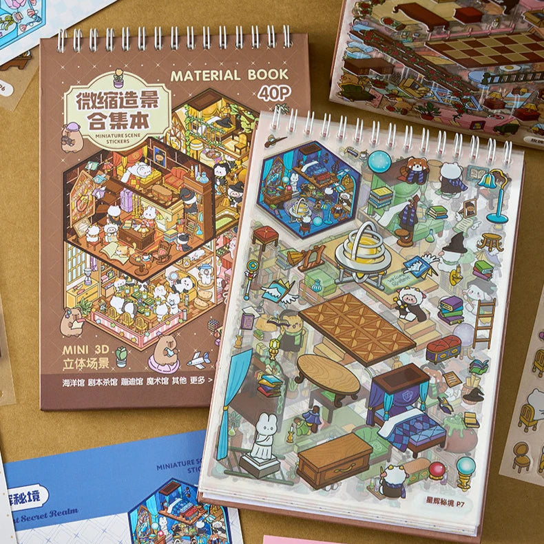 Brown Sticker Booklet (20 in 1)