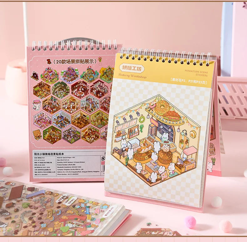 Pastel Pink Sticker Booklet (20 in 1)
