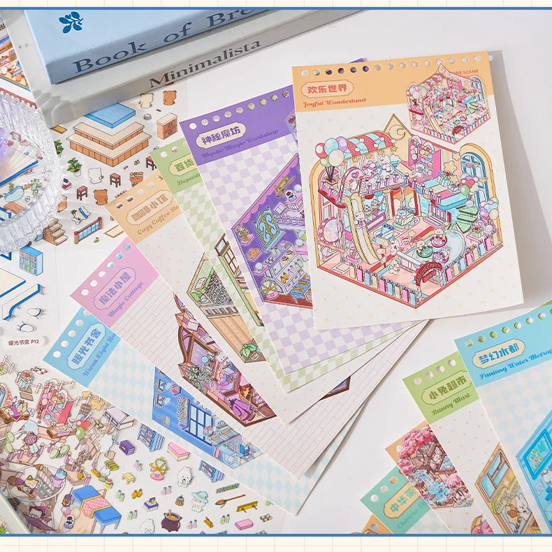 Blue Sticker Booklet (20 in 1)