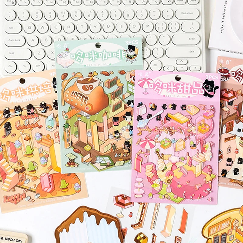 Cat Cafe Set (4 pcs)