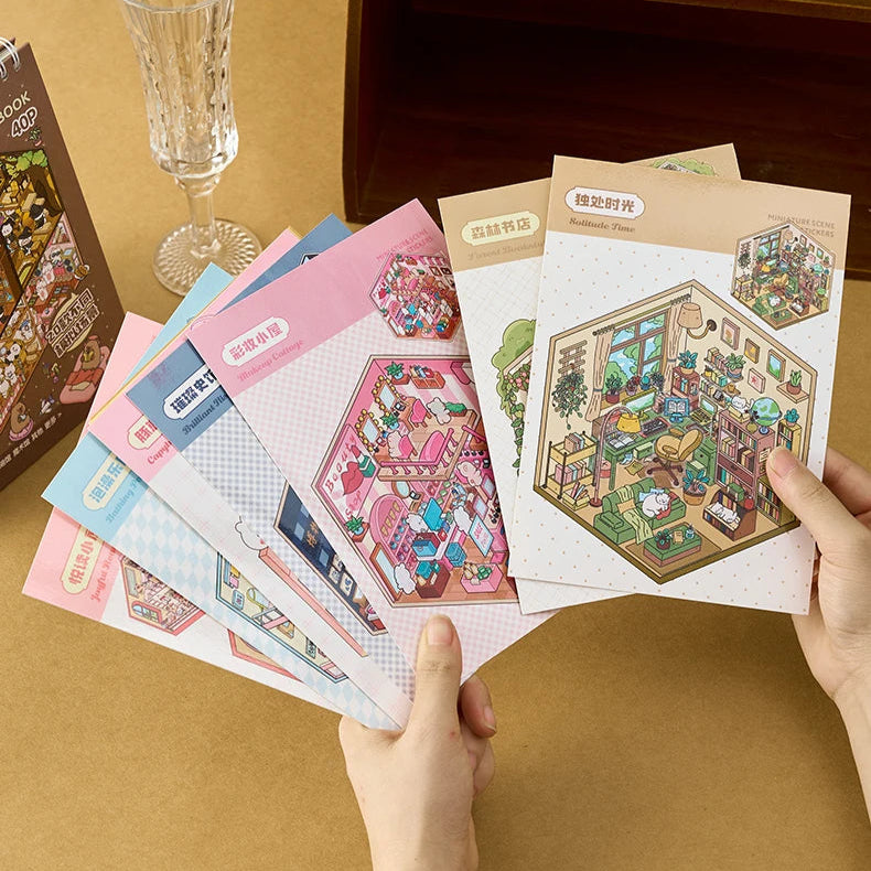 Brown Sticker Booklet (20 in 1)