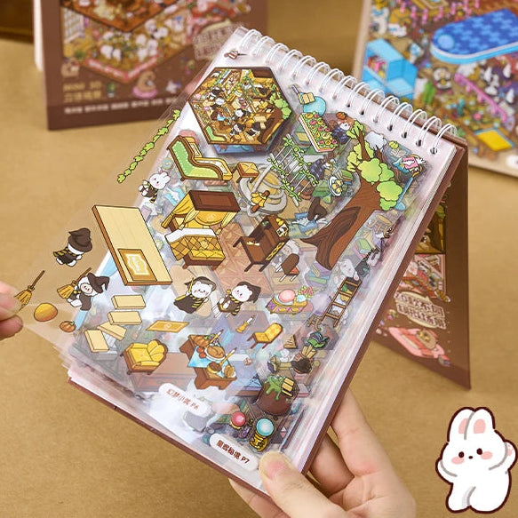Brown Sticker Booklet (20 in 1)