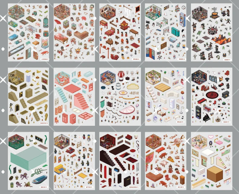 Dark Sticker Booklet (20 in 1)