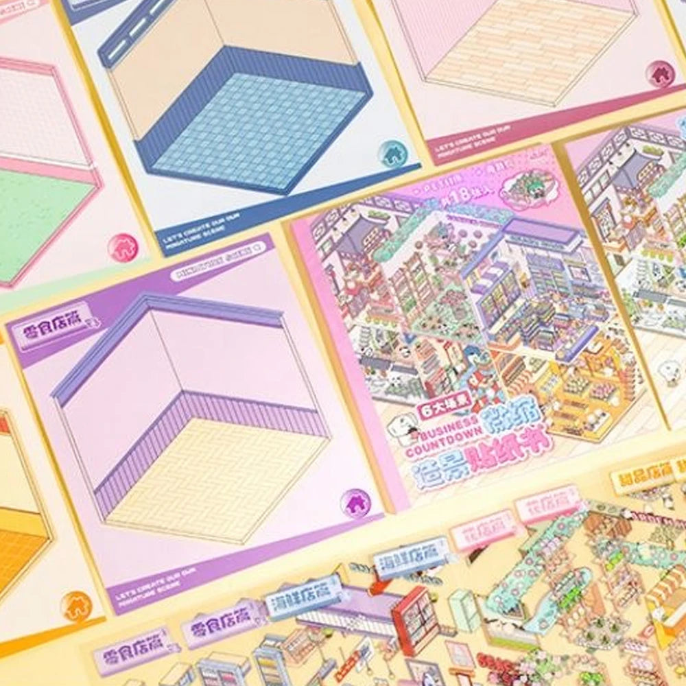 Mini Pocket Sticker Booklet (6 in 1)