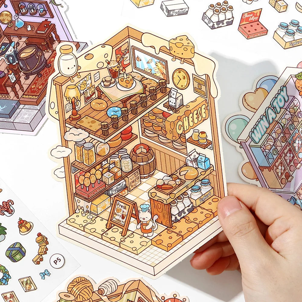 Stripe Shop Sticker Booklet (5 in 1)