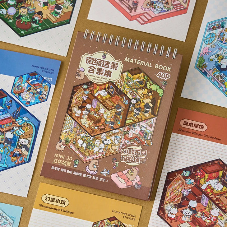 Brown Sticker Booklet (20 in 1)