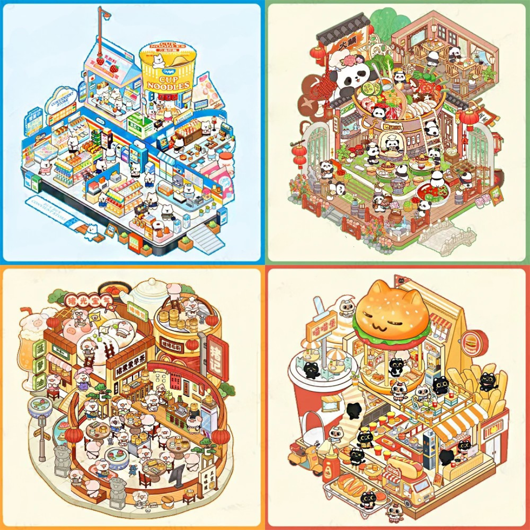 Food Frenzy Set (4 pcs)