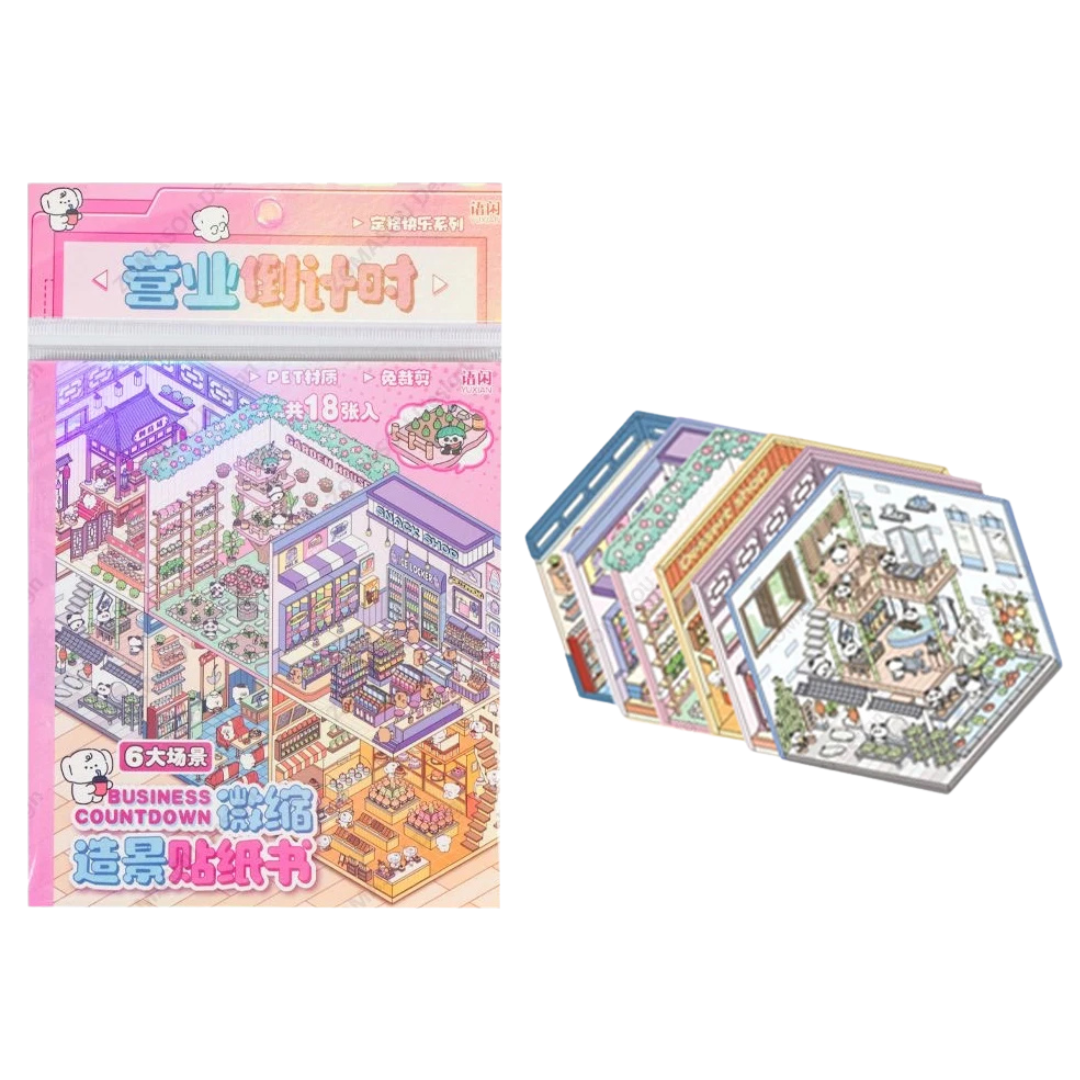Mini Pocket Sticker Booklet (6 in 1)