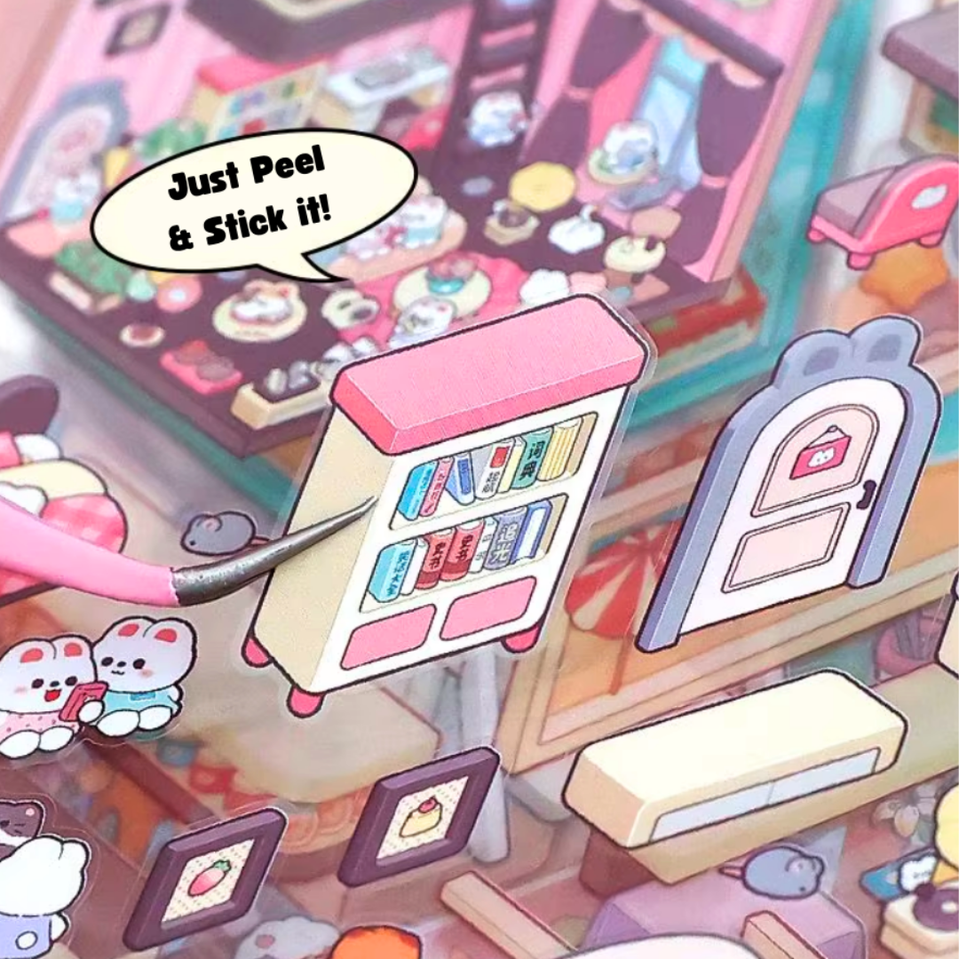 Pink Sticker Booklet (20 in 1)