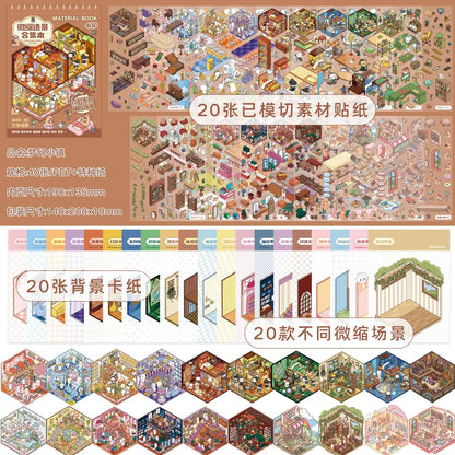 Brown Sticker Booklet (20 in 1)