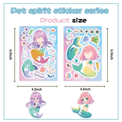 Mermaid Sticker Dress Up Set (8 pcs)