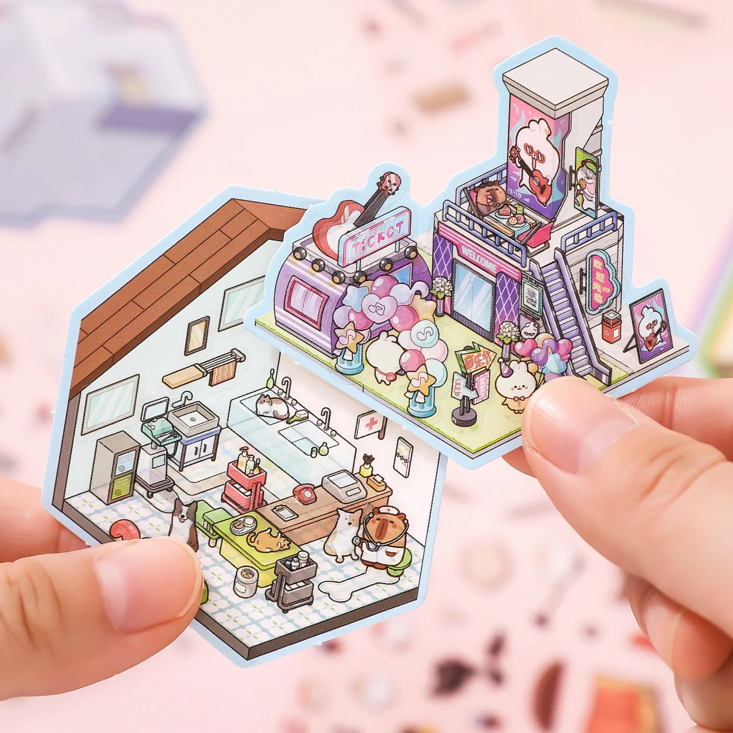 Mini Cuties Sticker Booklet (8 in 1)