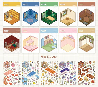 Brown Sticker Booklet (20 in 1)
