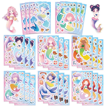 Mermaid Sticker Dress Up Set (8 pcs)
