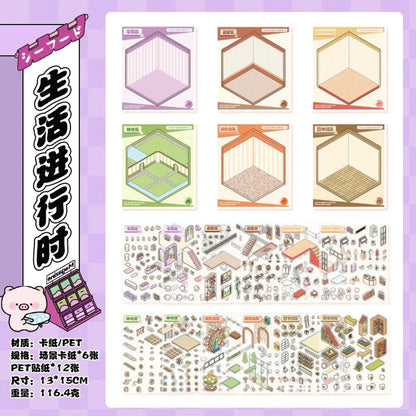 Mini Pocket Sticker Booklet (6 in 1)