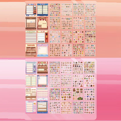 Vending Mini Sticker Booklet (8 in 1)