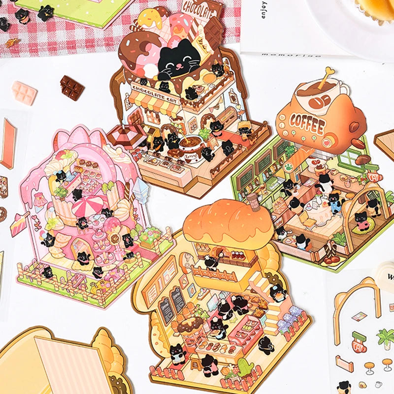 Cat Cafe Set (4 pcs)