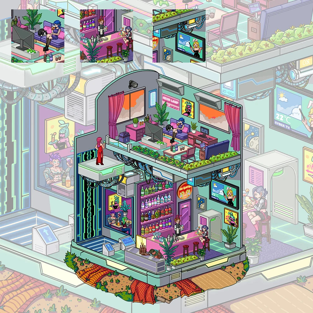 Cyberpunk Bar (1 pcs)