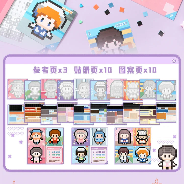 Pixel Pals Sticker Mini Booklet (10 in 1)