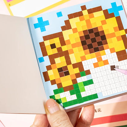 Pixel By Number Sticker Mini Booklet (10 in 1)