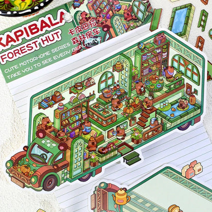 Bustling Bus Set (4 pcs)