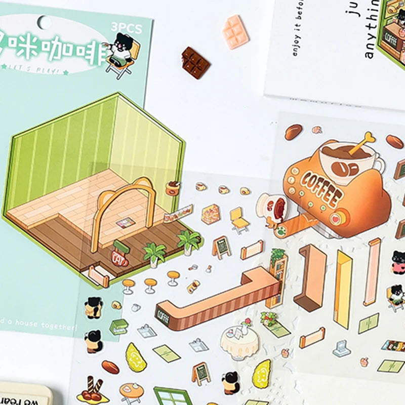 Cat Cafe Set (4 pcs)