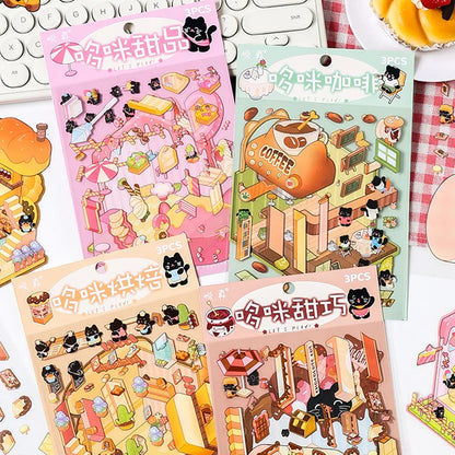 Cat Cafe Set (4 pcs)