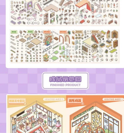 Mini Pocket Sticker Booklet (6 in 1)