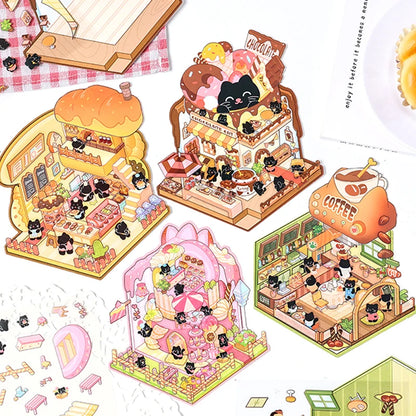 Cat Cafe Set (4 pcs)