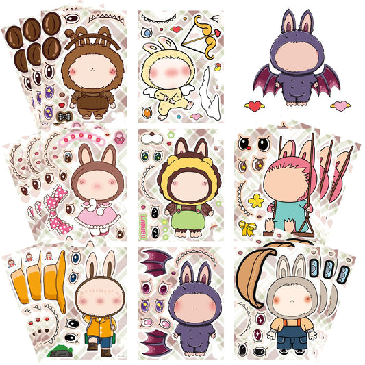 Little Monsters Sticker Dress Up Set (8 pc)