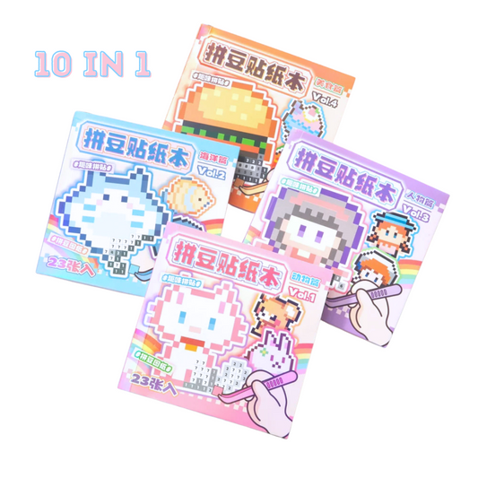 Pixel Pals Sticker Mini Booklet (10 in 1)